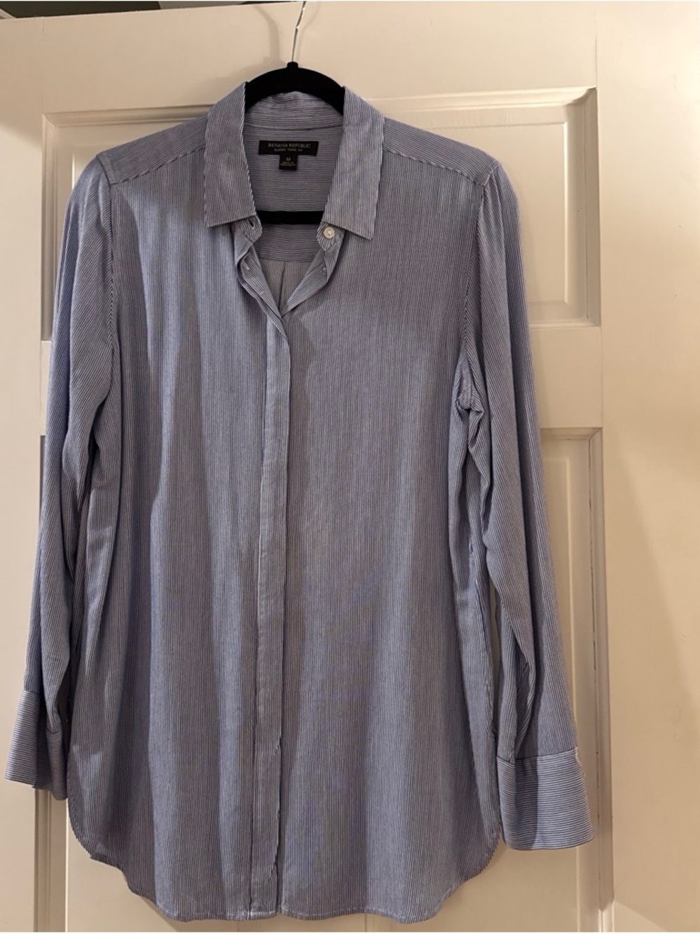 Banana Republic striped shirt Med